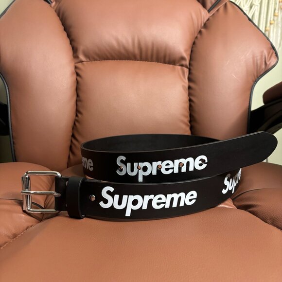 Supreme Repeat Belt Black SS24 - Picture 1 of 4